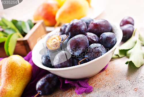 Image of fresh plums