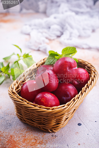 Image of fresh plums