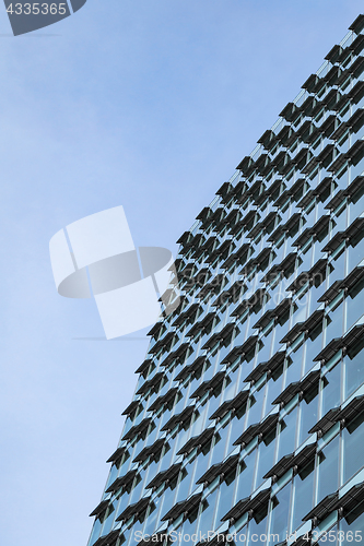 Image of Glass and steel modern high-rise office building