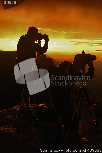 Image of Photographers silhouette