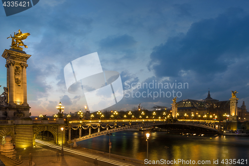 Image of Bridge of the Alexandre III, Paris