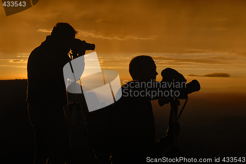 Image of Photographers silhouette