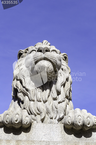 Image of Lion made of stone - Oslo