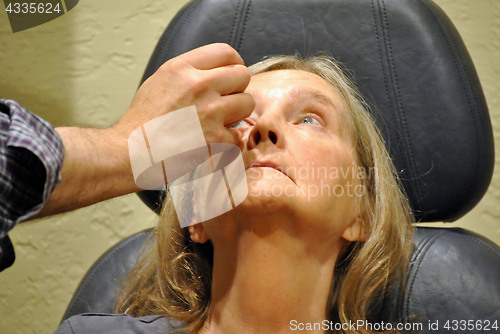 Image of Eye exam.