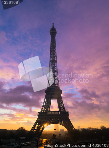 Image of Paris, with the Eiffel Tower