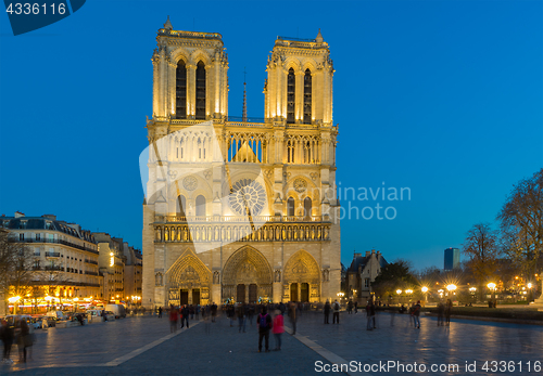 Image of Paris notre Dame