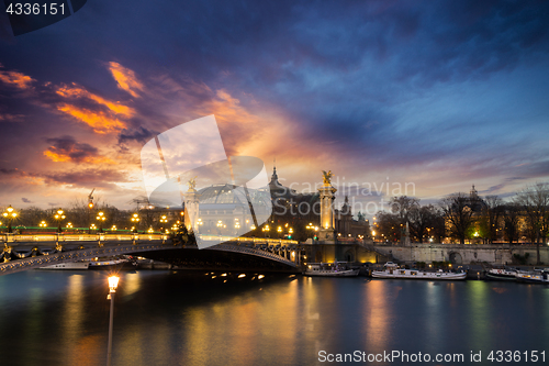 Image of Bridge of the Alexandre III, Paris