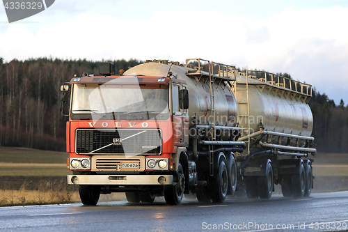 Image of Volvo F12 Tank Truck for Feed Transport 