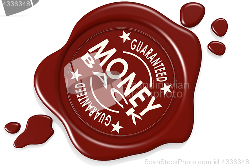 Image of Label seal of money back