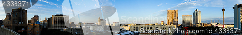 Image of San Antonio Skyline Wide Panoramic South Cantral Texas