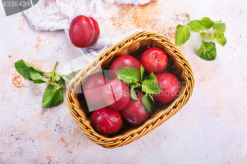 Image of fresh plums