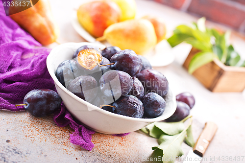 Image of fresh plums