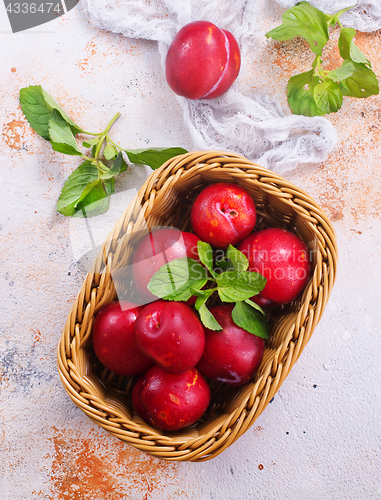 Image of fresh plums