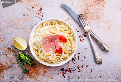 Image of boiled pasta