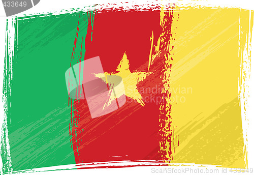Image of Grunge Cameroon flag