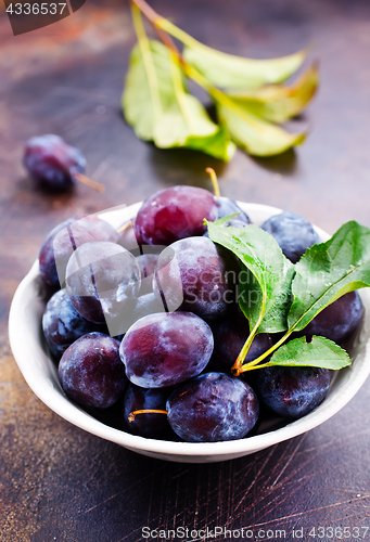 Image of fresh plums