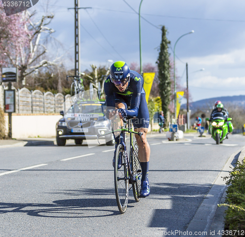 Image of The Cyclist Imanol Erviti Ollo - Paris-Nice 2016