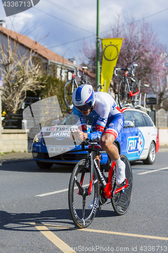 Image of The Cyclist Odd Christian Eiking - Paris-Nice 2016