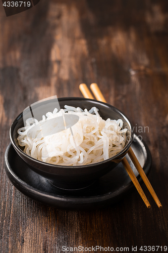 Image of Shirataki noodles (Konjac) - japanese food