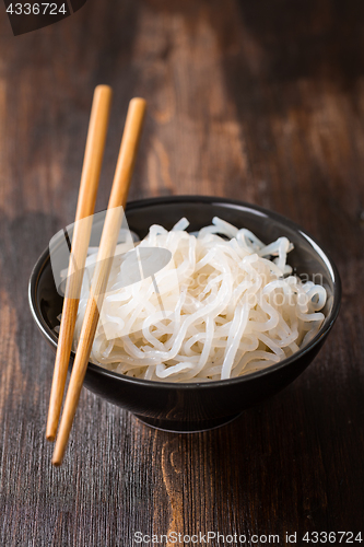 Image of Shirataki noodles (Konjac) - japanese food