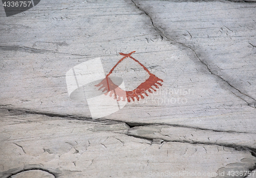 Image of prehistoric rock carving