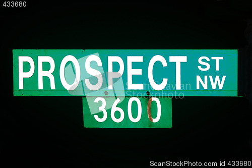 Image of Prospect avenue sign