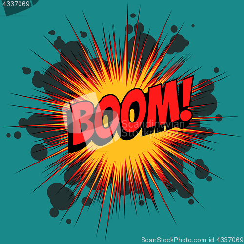 Image of Boom comic book explosion