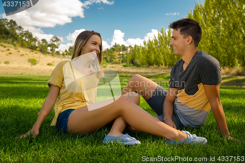 Image of Young couple in love