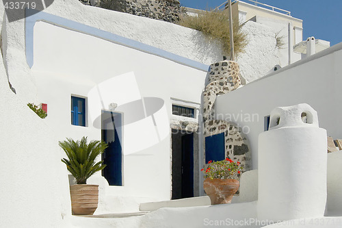 Image of Greek house in Santorini