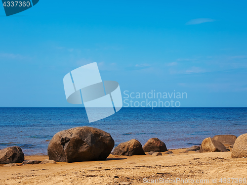 Image of Sea rocky beach