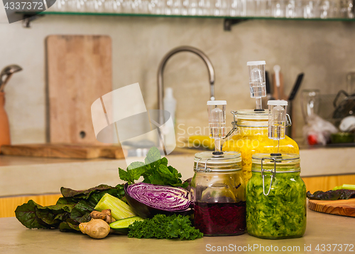 Image of Fermented food jars