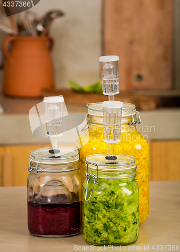 Image of Fermented food jars