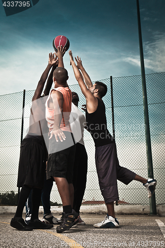 Image of Basketball players