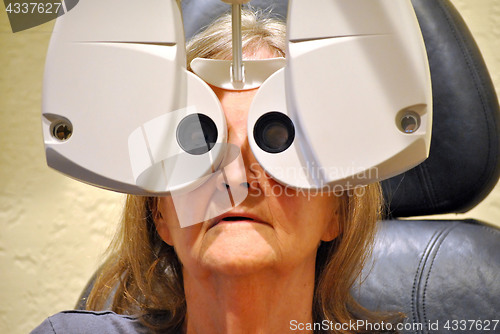 Image of Eye exam.