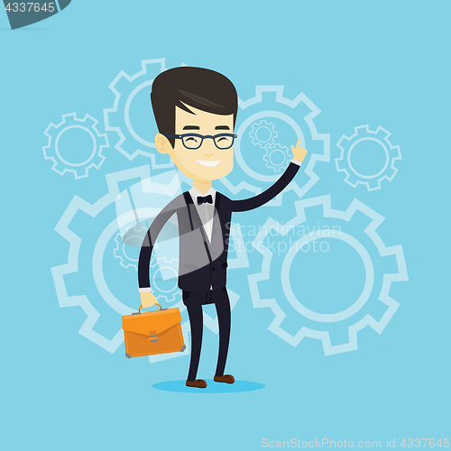 Image of Successful business idea vector illustration.