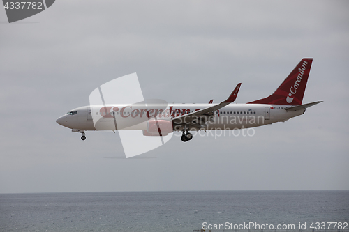 Image of ARECIFE, SPAIN - APRIL, 15 2017: Boeing 737 - 800 of Corendon.co