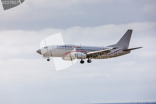 Image of ARECIFE, SPAIN - APRIL, 15 2017: Boeing 737 - 300 of Cobrex Tran