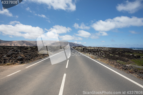 Image of Nothing wrong with the roads on Lanzarote.