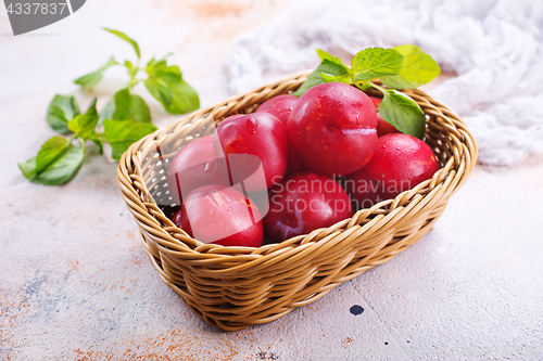 Image of fresh plums