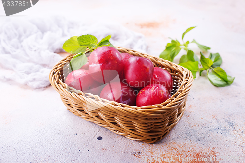 Image of fresh plums