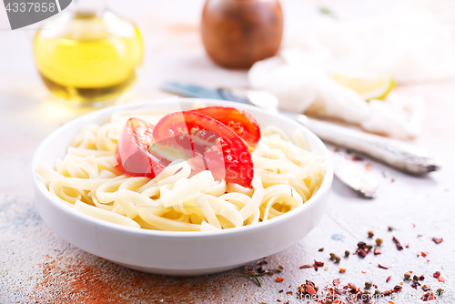 Image of boiled pasta