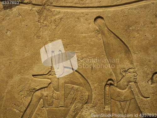 Image of Louvre museum Egyptian Artifacts in the Louvre, Paris, France hi