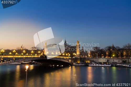 Image of Bridge of the Alexandre III, Paris