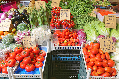 Image of Vegetables Market Italy