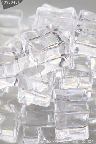 Image of ice cubes background
