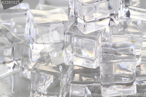 Image of ice cubes background