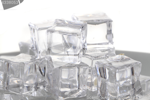 Image of ice cubes background