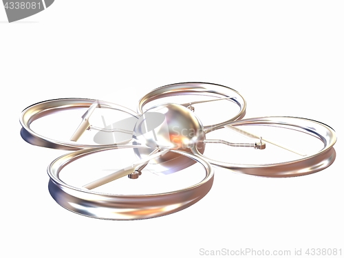 Image of Quadcopter Dron. 3d render