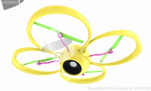 Image of Quadcopter Dron. 3d render