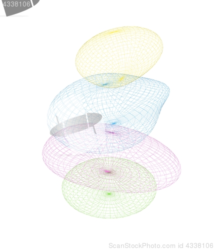 Image of Spa stones. 3D illustration